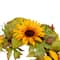 24" Yellow Sunflower & Pinecone Fall Harvest Wreath
